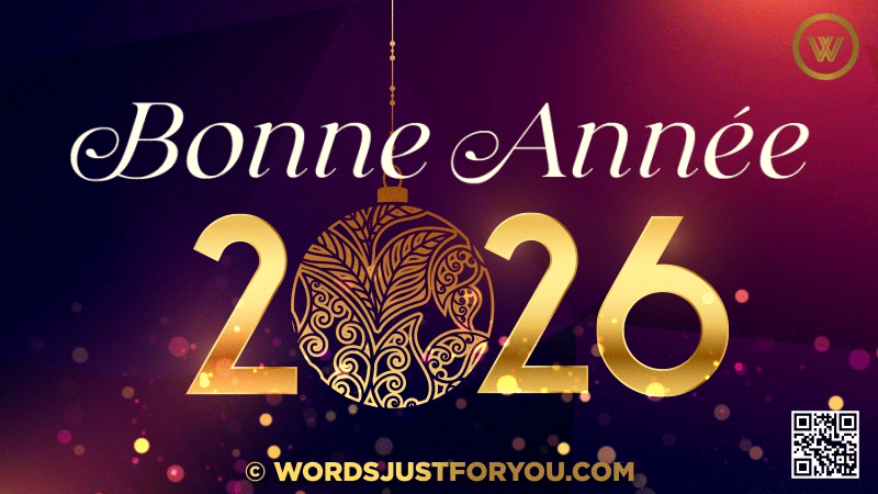 2026 Bonne Année Gif, Happy New Year In French Gif