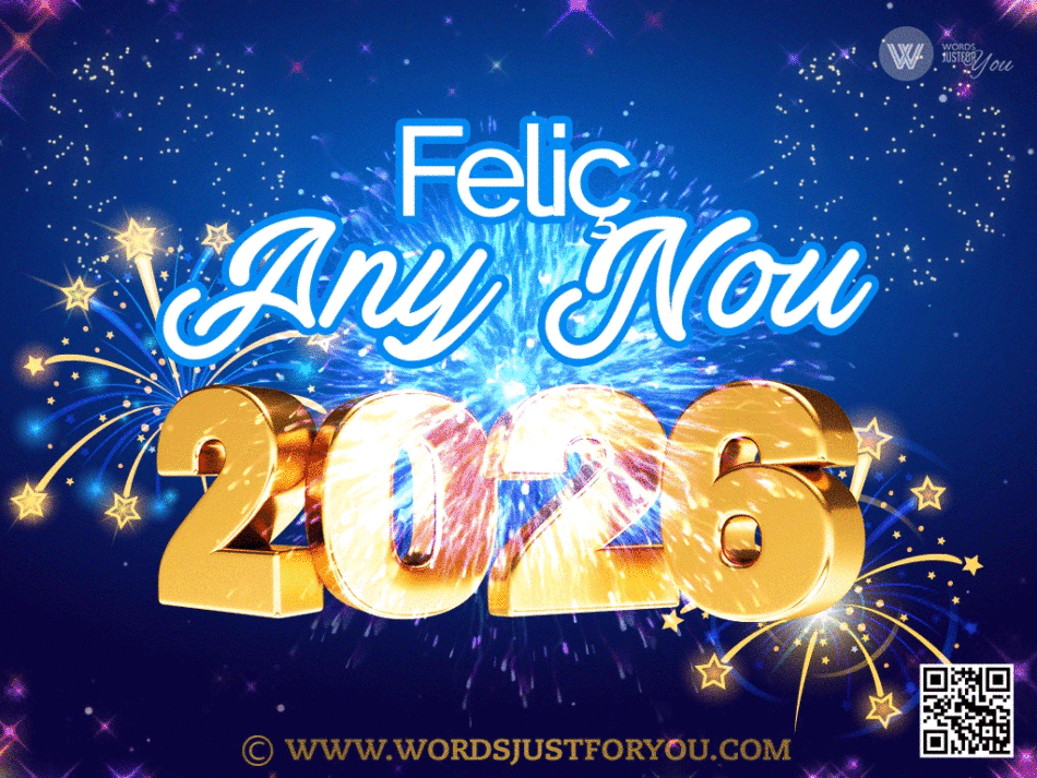 2026 Feliç Any Nou Gif, Happy New Year Wishes In Catalan