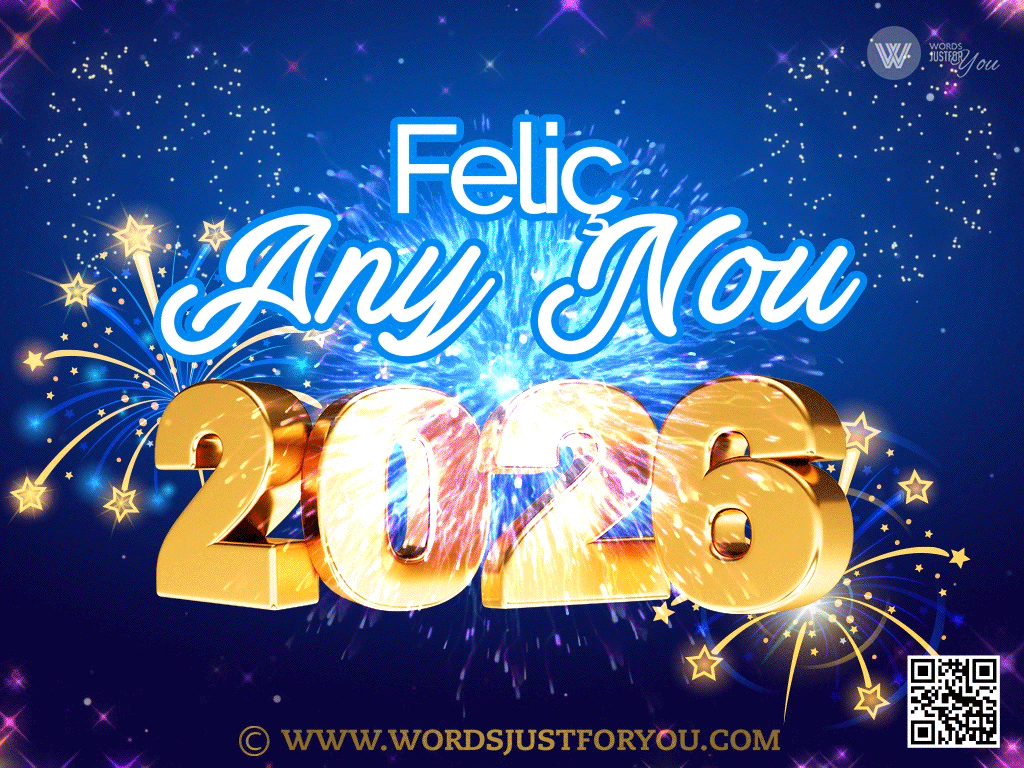 2026 Feliç Any Nou Gif, Happy New Year Wishes In Catalan