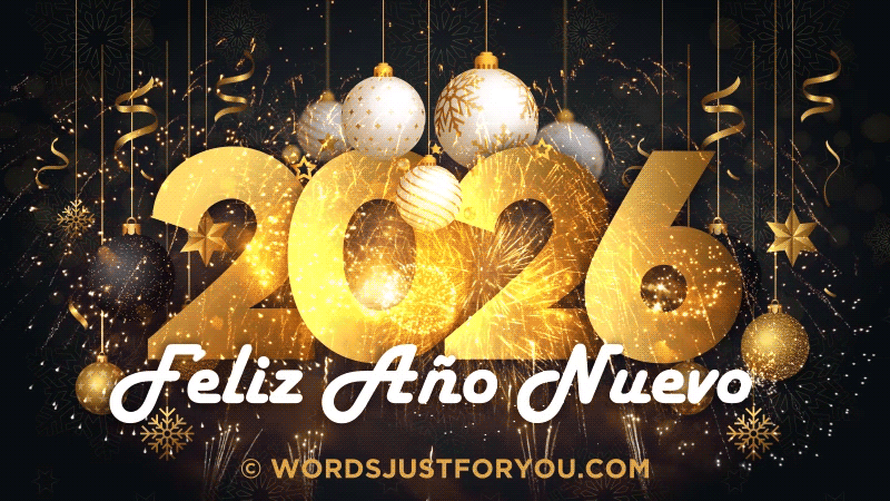 Feliz Año Nuevo Gif 2026, Happy New Year In Spanish Gif, Feliz Año Nuevo Gif, Feliz Año Nuevo, Feliz Año Nuevo 2026 Gif, Happy New Year Gif in Spanish