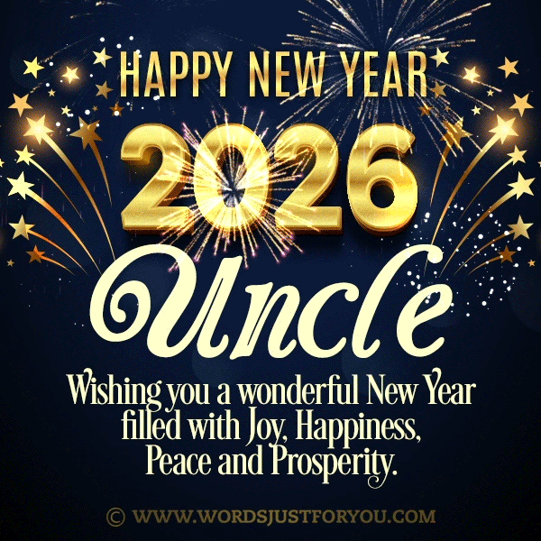 2026 Happy New Year Uncle Gif, Happy New Year Uncle, Happy New Year Uncle Gif, Happy New Year My Uncle Gif With Wishes, Happy New Year My Uncle Gif, Happy New Year Wishes For Uncle, New Year Wishes For Uncle, Happy New Year Card For My Uncle, Uncle Happy New Year Gif