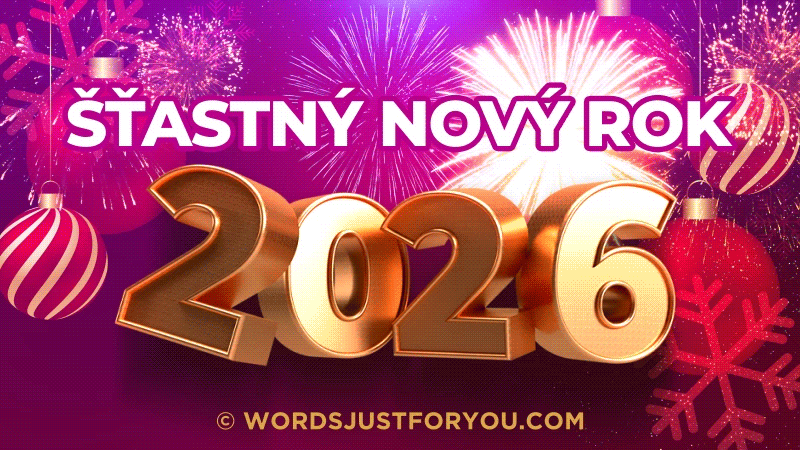 2026 Šťastný Nový Rok Gif