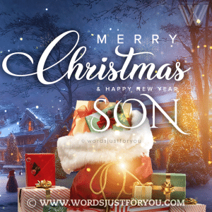 Animated Merry Christmas Son Gif - Merry Christmas Son