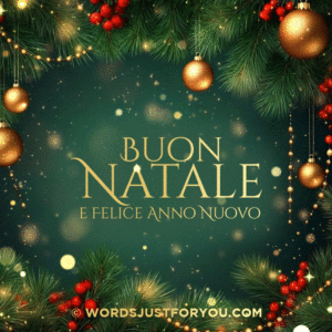 Cartolina d'auguri di Buon Natale e Felice Anno Nuovo, Buon Natale e Felice Anno Nuovo, Buon Natale GIF