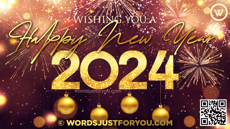 Fireworks 2024 Happy New Year Gif - Happy New Year Wishes