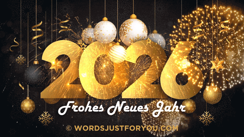 Frohes Neues Jahr Gif, Frohes Neues Jahr Gif 2026, Frohes Neues Jahr, Happy New Year In German, Happy New Year Gif In German