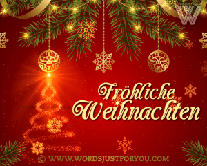 Fröhliche Weihnachten Gif - Merry Christmas In German