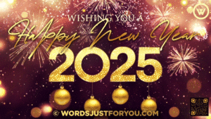 Happy New Year Wishes 2025 Gif, 2025 GIF, New Year GIF Image