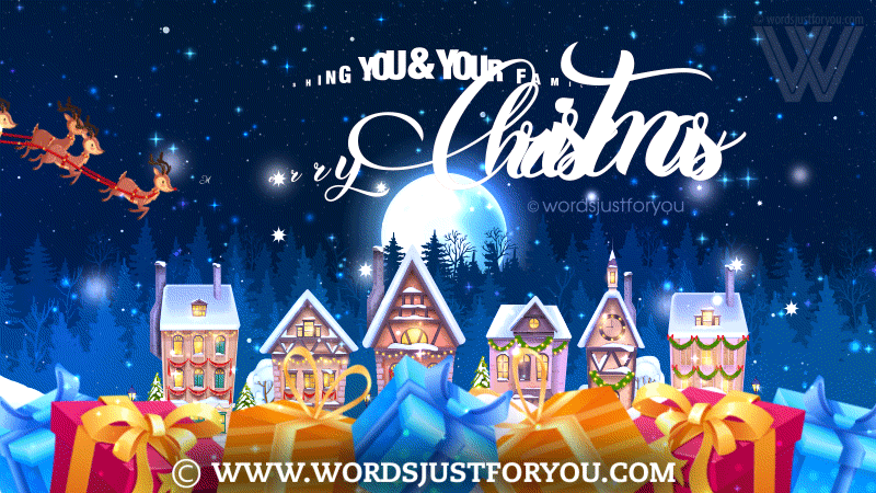 Animated Ho Ho Ho Merry Christmas Gif