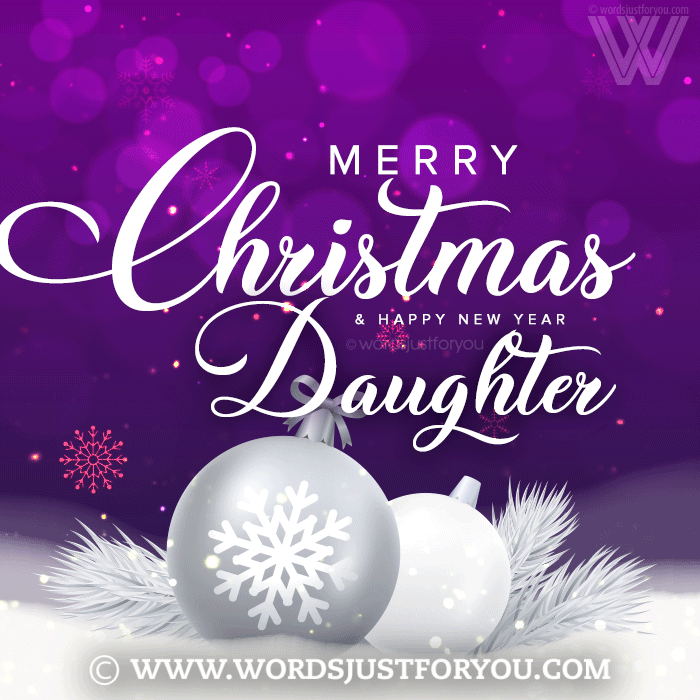 Merry Christmas Daughter Gif - Merry Christmas Daughter
