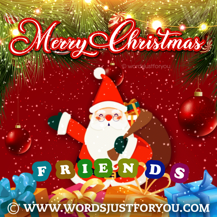 Merry Christmas Friends Gif - Merry Christmas Friends - Merry Christmas Gif