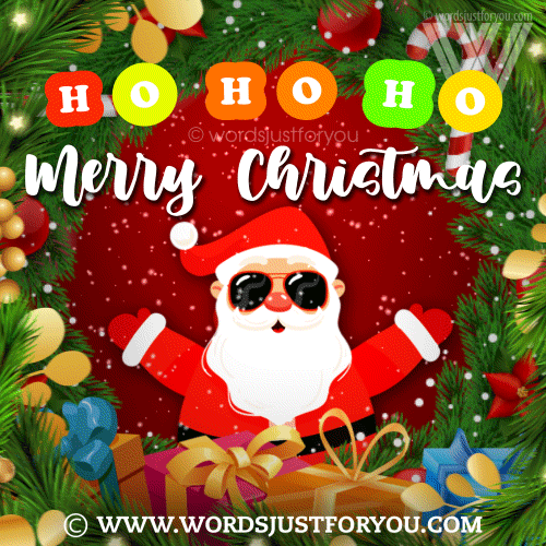 Merry Christmas Santa Animated Gif - Merry Christmas Gif