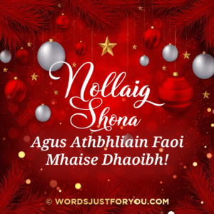 Nollaig shona gif, Nollaig shona agus athbhliain faoi mhaise dhaoibh!