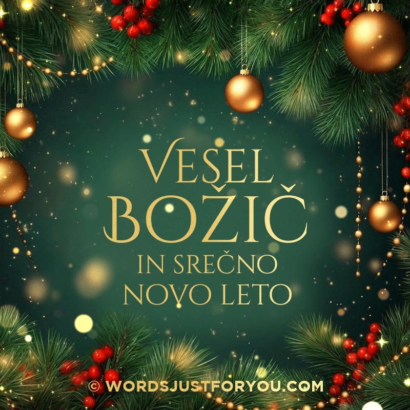 Vesel Božič In Srečno Novo Leto Gif