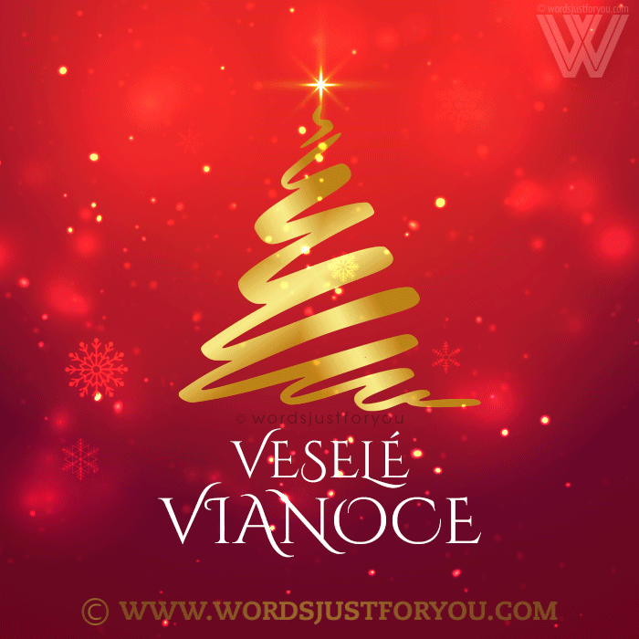 Veselé Vianoce Gif - Merry Christmas Gif In Slovak