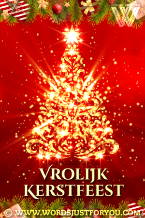 Vrolijk Kerstfeest Gif - Merry Christmas In Dutch