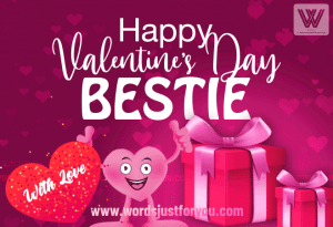 Happy Valentines Day Bestie Gif