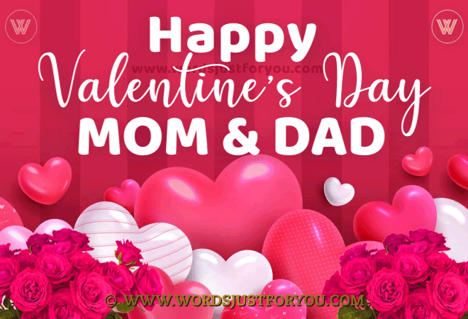 Animated Happy Valentines Day Mom And Dad Gif