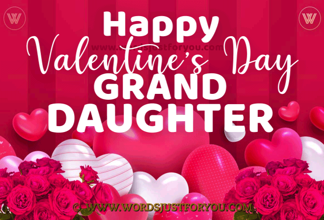 Happy Valentines Day Granddaughter Gif