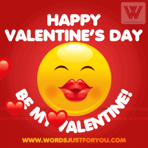 Happy Valentines Day Be My Valentine Gif