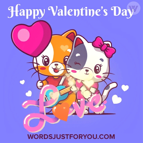 Animated Happy Valentines Day Cute Gif