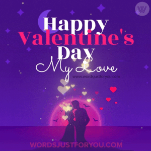 Animated Happy Valentines Day My Love Gif