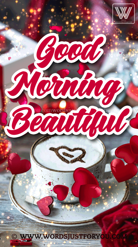 Animated Elegant Good Morning Beautiful Gif - Good Morning Gif