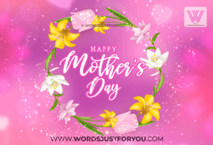 Amazing Glitter Happy Mothers Day Flowers Gif - Happy Mothers Day Gif