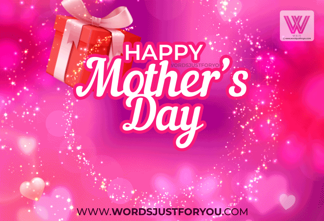 Best Happy Mothers Day Gif With Gifts And Glitter