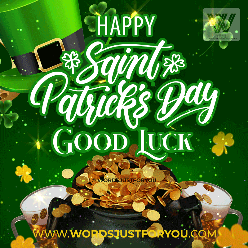 happy patricks day gif