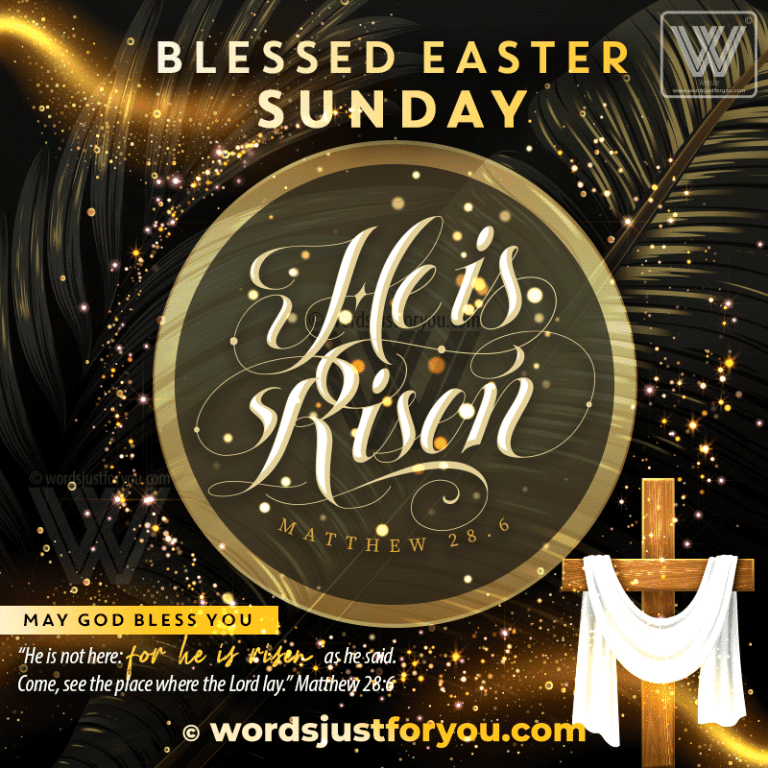 He Is Risen Easter Blessings GIF » WordsJustforYou.com - Original ...