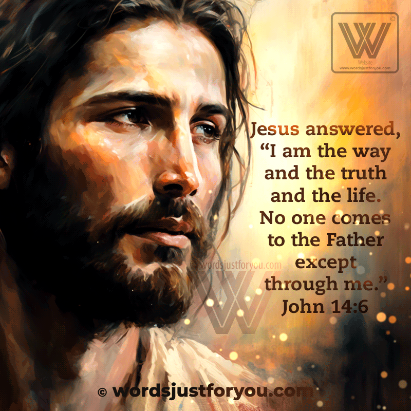 Jesus Gif With Bible Verse John 14:6