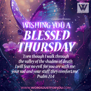 Thursday Blessings - Magical Blessed Thursday Gif - Blessed Thursday Gif With Bible Verse