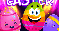 Amazing Dancing Eggs Happy Easter Gif - Dancing Happy Easter Gif