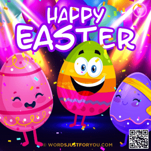Amazing Dancing Eggs Happy Easter Gif - Dancing Happy Easter Gif