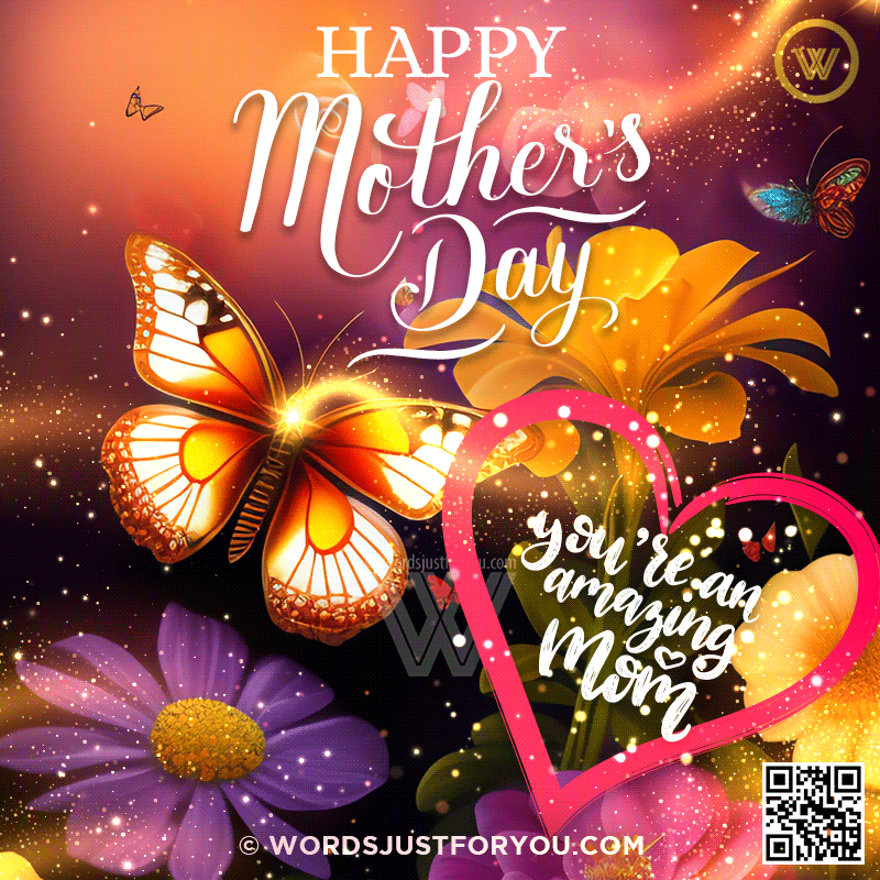 Happy Mothers Day Wishes Ecard - Happy Mothers Day Gif