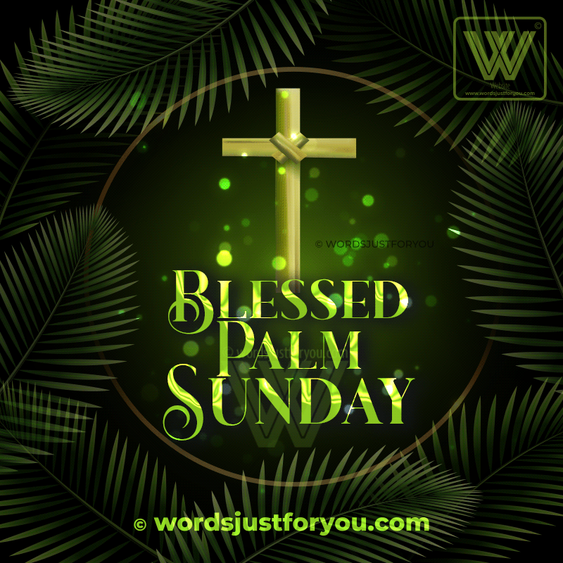 Blessed Palm Sunday Gif