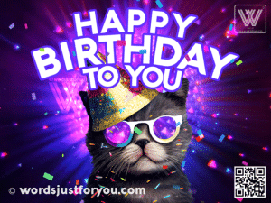 Cute Cat Happy Birthday Gif - Happy Birthday Gif