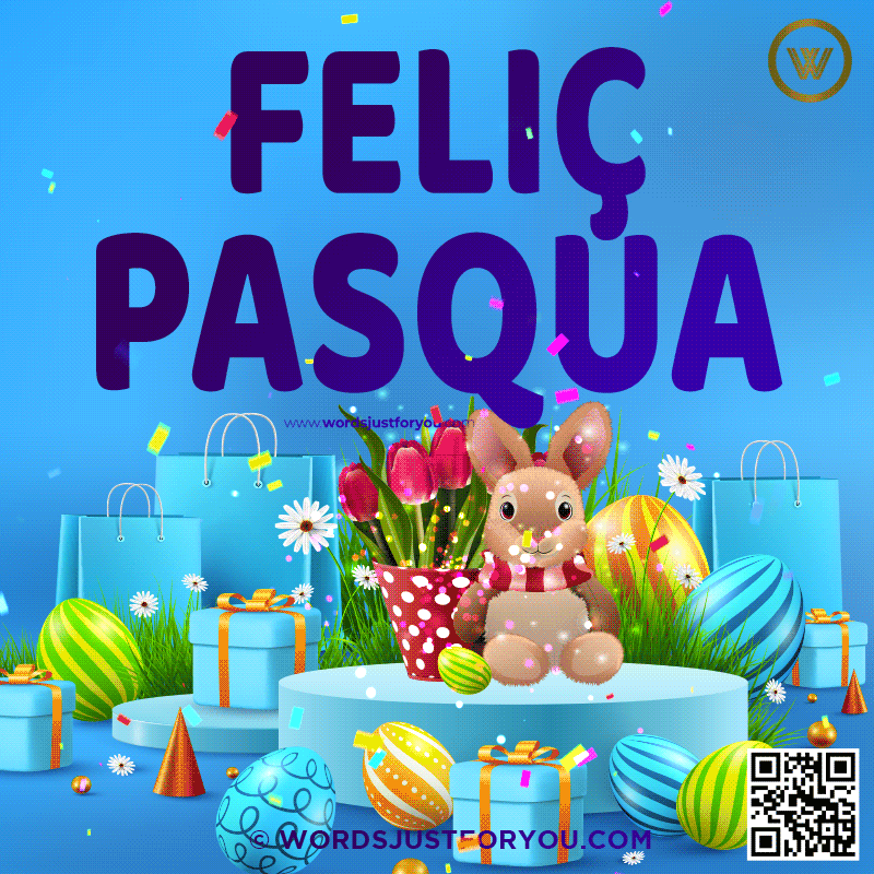Feliç Pasqua Gif - Happy Easter Gif In Catalan