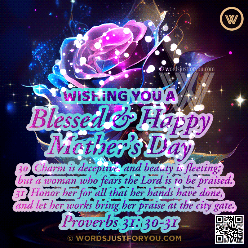 Happy Mothers Day Bible Verse Gif