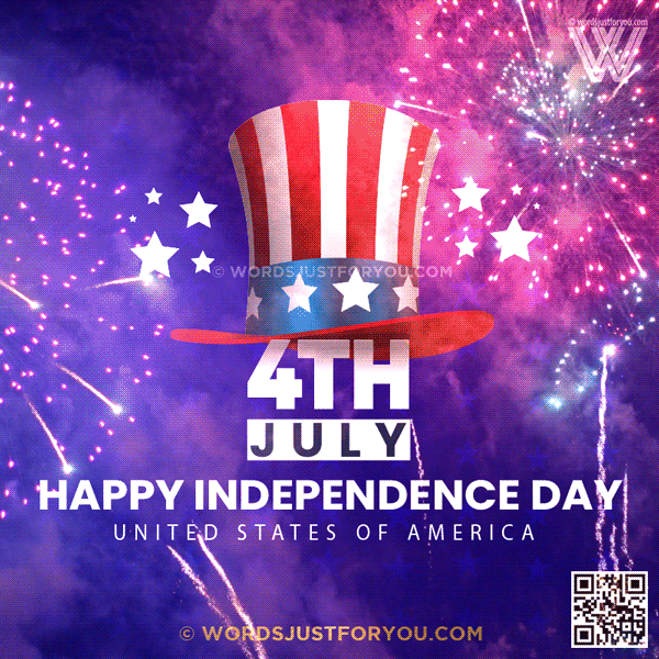 Fireworks Happy 4Th Of July Gif