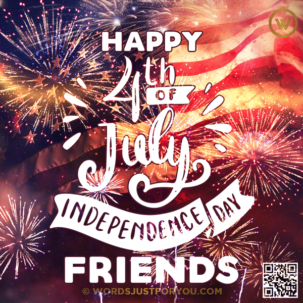 Happy 4Th Of July Friends Gif