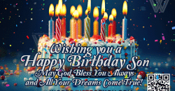 Animated Happy Birthday Son Gif - Happy Birthday Gif for Son - Happy Birthday Wishes for Son