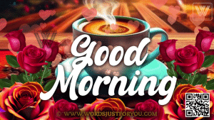 Beautiful Roses Good Morning Gif