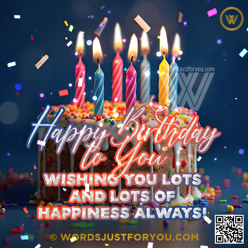 Beautiful Cake Candles Happy Birthday Gif - Happy Birthday Gif