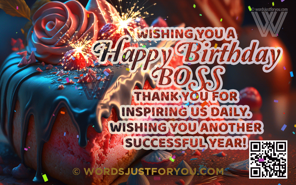 Happy Birthday Gif For Boss - Happy Birthday Wishes For Boss