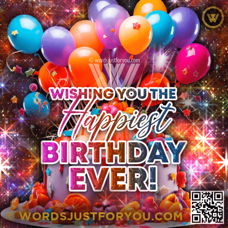 Pink Happy Birthday Gif » WordsJustforYou.com - Original Creative