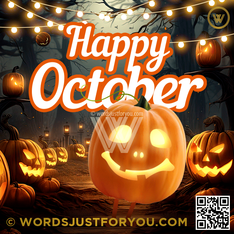 Amazing Dancing Pumpkin Happy October Gif