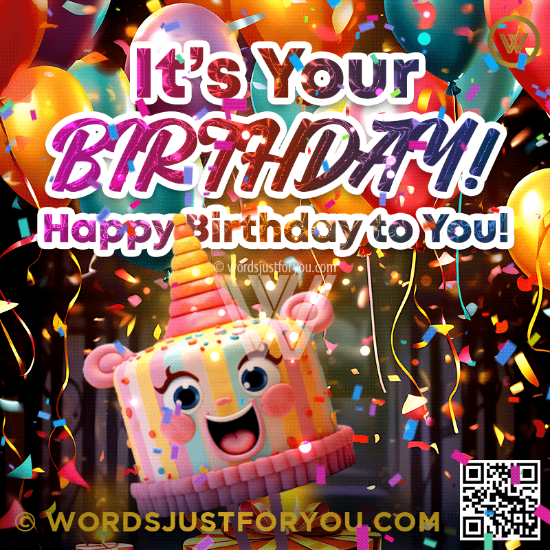 Amazing Dancing Cake It's Your Birthday Card Gif - It's Your Birthday Gif