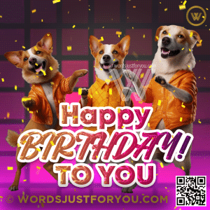 Amazing Three Dogs Happy Birthday Dance Gif - Happy Birthday Meme Gif, Happy Birthday Wishes Gif, Happy Birthday Gif Dog, Happy Birthday Wishes, Happy Birthday Animated Gif